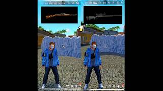 SNIPER VS SNIPER WHICH ONE BEST  GARENA FREE FIRE 🔥freefire shortsfeed shorts [upl. by Lednor]