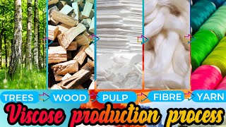 Viscose Rayon Manufacturing Process Properties and Uses [upl. by Llehsyar]