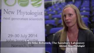 Interview with Dr Silke Robatzek at the New Phytologist next generation scientists conference [upl. by Ardin]