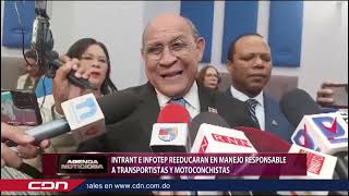 Intrant e Infotep reeducarán en manejo responsable a transportistas y motoconchistas [upl. by Duarte804]