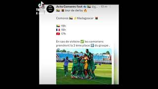 pour lactu de notre football ⚽ abonnetoi 👍 comores football can2025 madagascar shorts [upl. by Noreh390]