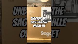 Unboxing The SageBreville Oracle Jet coffee coffeemachine shorts [upl. by Atirys]