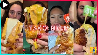 TACO BELL MUKBANG COMPILATION  ASMR BIG BITES  EATING SOUNDS [upl. by Miranda365]