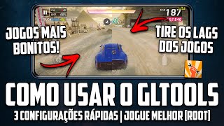 Como Usar o GLTools  Tire os LAGS ou AUMENTE o GRÃFICO dos seus JOGOS  ROOT [upl. by Dunlavy]