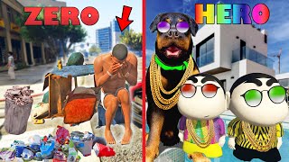 GTA 5  Shinchan amp Pinchan Become Hero BUT Franklin Become Zero in GTA 5  GTA 5 mods [upl. by Madge]