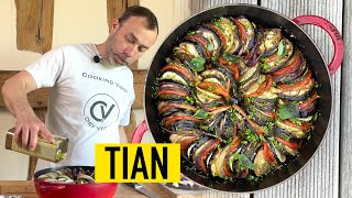 It ISNT RATATOUILLE I From Provençal kitchens to yours the best VEGETABLE TIAN recipe [upl. by Atilahs320]