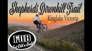 Shepherds Downhill Trail in Kinglake Victoria its Super Fast Fun [upl. by Llenrrad]