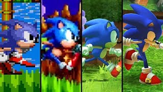 Evolution of Sonic the Hedgehog 1991  2018 [upl. by Hurlee]