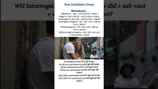 Mastering The Past Indefinite Tense  Simple Past Tense  Tense Practice [upl. by Adnarim]