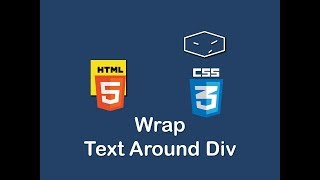 wrap text around div with html and css [upl. by Lectra]