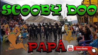 policia bailando scooby doo papá  corso de carnaval 2018  turismo cajamarca [upl. by Enirahtac]