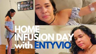 Entyvio Home Infusion Day 11  Veros Daily Autoimmune Vlog  200309 [upl. by Maggee898]