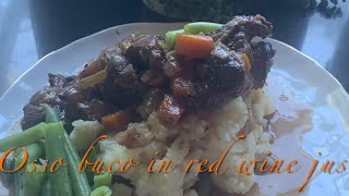 Slow cooked Osso Buco with red wine jus [upl. by Wira]