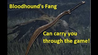 Elden Ring  How to get Bloodhounds Fang sword at the start of the game Full guide [upl. by Aydidey]