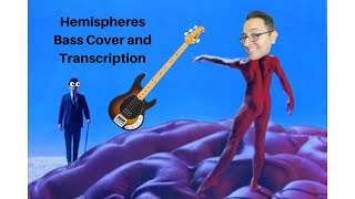 Rush Hemispheres Bass Cover And Transcription [upl. by Meenen57]