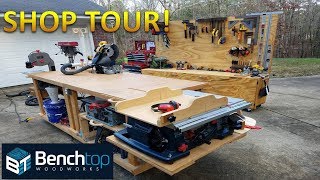 AllinOne Mobile Woodshop Tour  Plans on Etsy  Article on Website  EP46 [upl. by Barlow]