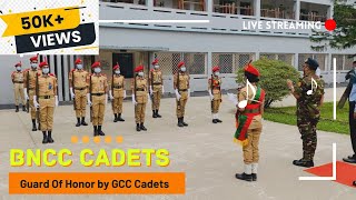 BNCC drill of Gazipur Cantonment College GCC  Guard of honor  Cadet LCPL Shifat [upl. by Magdala]