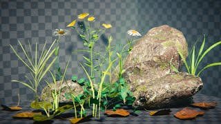 How to Create Low Poly Nature  Blender Tutorial [upl. by Thecla]