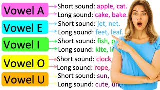 VOWELS amp CONSONANTS  Whats the difference  Learn with examples [upl. by Nomae]