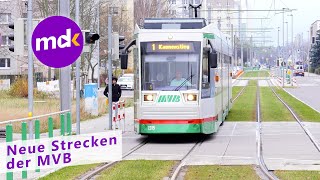 NEUE Strecken in Buckau und im Kannenstieg  Magdeburg Nachrichten [upl. by Alegna]