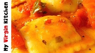 Homemade Ravioli  MYVIRGINKITCHEN [upl. by Tamra]