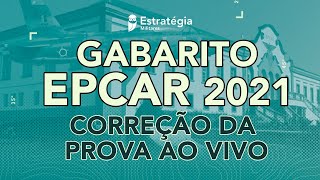 Gabarito EPCAR 2021  Correção da Prova Ao Vivo [upl. by Lefton]