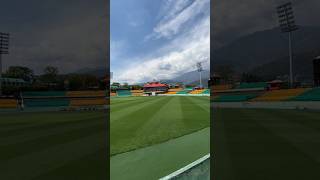 Dharamshala Cricket Stadium onlyfortravelers dharamshalastadium cricket cricketlover stadium [upl. by Rekyr]