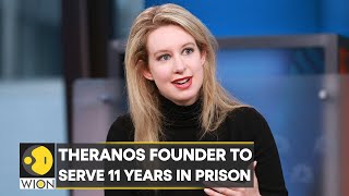 Theranos founder Elizabeth Holmes sentenced to 11 years in prison in fraud case  Latest News  WION [upl. by Refitsirhc]