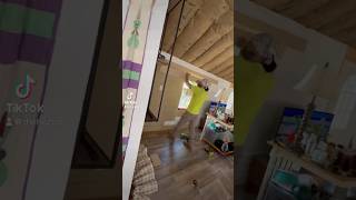 34 plywood planks as wall fyp tinyhome livingmybestlife shortsfeed [upl. by Lynad648]