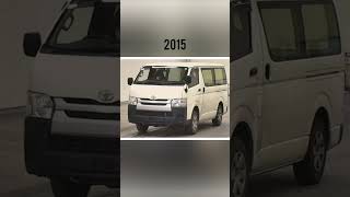 Evolution of Toyota hiace 1998  2022 [upl. by Audrye]