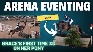 FIRST TIME ARENA EVENTING  Eventing Vlog [upl. by Aelat105]