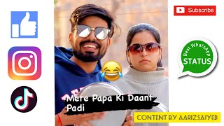 New Lyrical Video Song 😂  Hindi Version  Instagram Reels Viral Comedy  Content by Aarizsaiyed [upl. by Dnaloy]