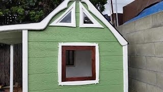 How I made windows for the playhouse [upl. by Eiddam]