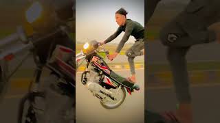 One wheeling Bike foryou shortvideo 46king viralvideo [upl. by Ellerrehs]