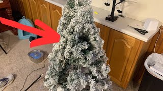 One Downside to Yaheetech White Christmas Tree Worth it [upl. by Salena]