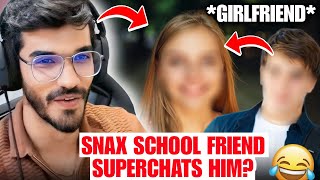 Snax School Friend Superchats Him SCAMMED😭 [upl. by Stacee]