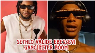 Sethlo et ToTo Valide Ebessevi Gang Peter BooM pour sa Chanson [upl. by Ecnerual473]