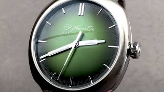 H Moser amp Cie Streamliner Centre Seconds quotMatrix Green Dialquot 62001200 H Moser amp Cie Watch Review [upl. by Ahras]