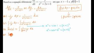 Equação Diferencial de Variáveis Separáveis [upl. by Sharon]