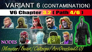 Variant 6 Ch 32 Path 46 MonsterBeastCaltropsArc Overload  Marvel Contest of Champions [upl. by Ised]