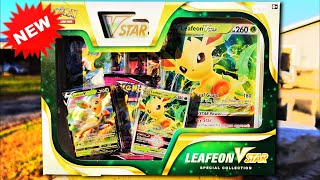 IS IT WORTH IT Leafeon VSTAR Special Collection Box Opening [upl. by Cinderella]