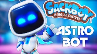 Sackboy A Big Adventure  FREE ASTRO BOT Costume DLC  PS5 Gameplay [upl. by Alphonso]