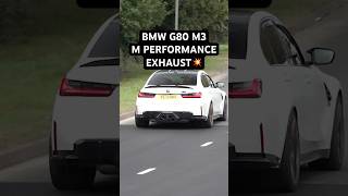 BMW G80 M3 Competition with M Performance Exhaust💥 shorts [upl. by Call]