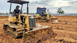 Amazing Bulldozer Hard pushing and Clear road for Trucks [upl. by Auliffe]