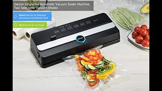 Geryon vacuum sealer review  Not sponsored I just like it [upl. by Binette]