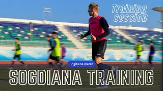 Training session🏟️ Sogdiana training🔵⚫️ [upl. by Ahterahs]