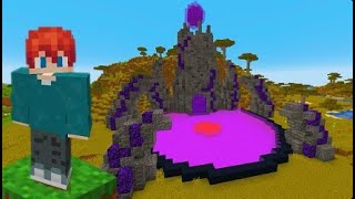 I Built The Most Outrageous Nether Portal In Minecraft Hardcore [upl. by Atinrahs593]