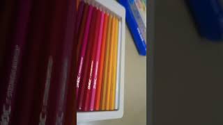 doms new pencil colour 24 shades [upl. by Huey]