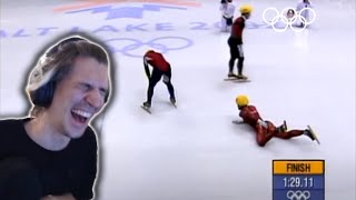 xQc Reacts to Ozzy Man Reviews Olympics and Celebrating Too Early [upl. by Legra]