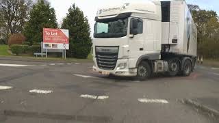 Leaving ASDA Cumbernauld North Lanarkshire to Allandale Falkirk District Scotland UK [upl. by Enalb]